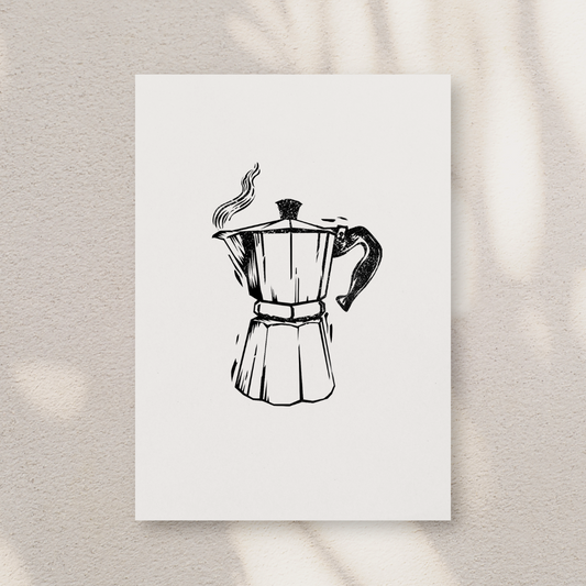 Coffee Art Card